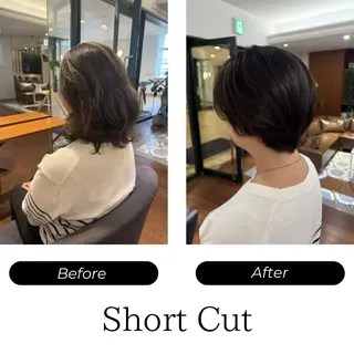 ショート 大前斗夢ショート /くびれカットのヘアスタイル