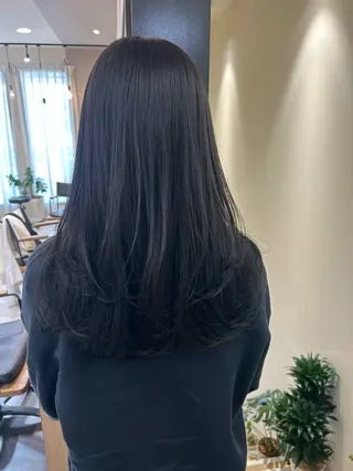 ロング カラー hubhair レイヤー/透明感のヘアスタイル