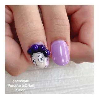 ミディアム ネイル 🐾enen style 🐾のネイルデザイン