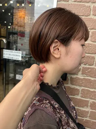ショート カラー 久木原 ゆりのヘアスタイル