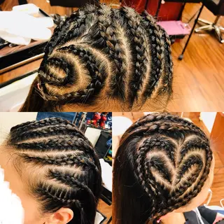 ✨コーンロウ✨ 本田さゃかのヘアスタイル