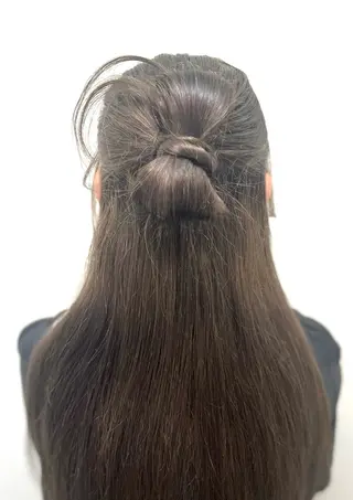 ロング カラー 森友 陽翔のヘアスタイル
