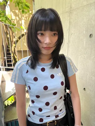 ミディアム カラー yuuna/ ハッシュカット🎀のヘアスタイル