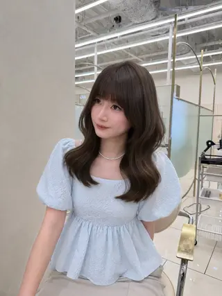 ミディアム ミディアム/月 【るな】COAのヘアスタイル