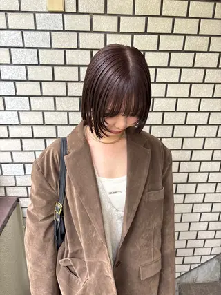 ミディアム カラー ボブ&韓国レイヤー/ 艶カラー♡TOMOEのヘアスタイル