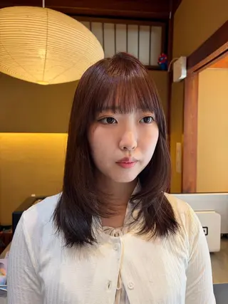 ミディアム ゆるふわガーリーst yle🩰yuukaのヘアスタイル