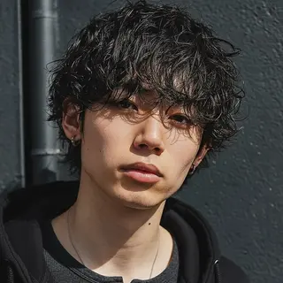 ショート パーマ メンズ 坂上広樹 foto武蔵小杉のヘアスタイル
