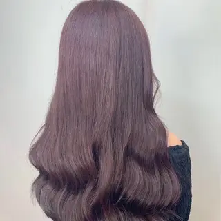 ロング カラー 縮毛矯正/ワンカラー モデル募集🫧田村のヘアスタイル