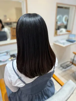 セミロング パーマモデル 募集中💍渡邉のヘアスタイル