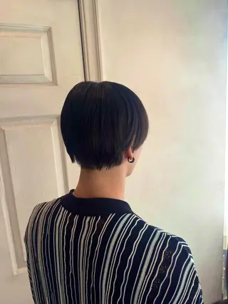 ショート メンズ 透明感カラー💜 モテ髪 空陽💙のヘアスタイル