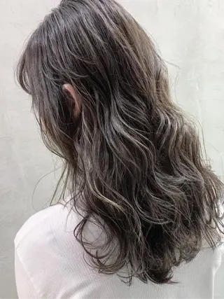 ミディアム カラー 【渋谷で人気】艶髪× 髪質改善/ツヤカラーのヘアスタイル