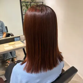セミロング MIRUKA/ 暖色カラー/ベージュのヘアスタイル