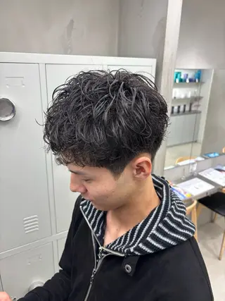 ショート パーマ メンズ 名古屋メンズパーマ /松井生のヘアスタイル