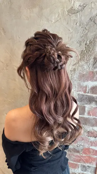 ロング 大内 杏珈のヘアスタイル
