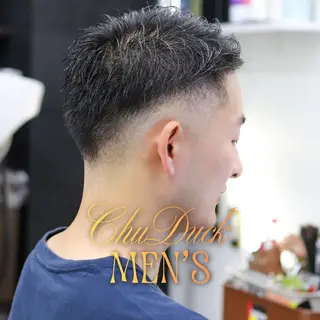 ショート メンズ フェード×メンズ カット|SHOTAのヘアスタイル