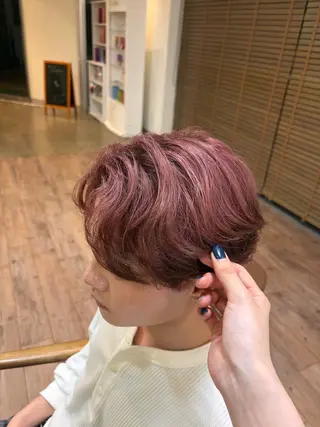 ショート カラー メンズ 小野 さくらのヘアスタイル