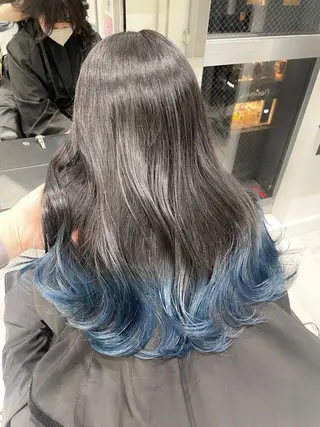 セミロング カラー パーマ ヘアアレンジ 💗無料カットモデル 募集中yu-ki💗のヘアスタイル