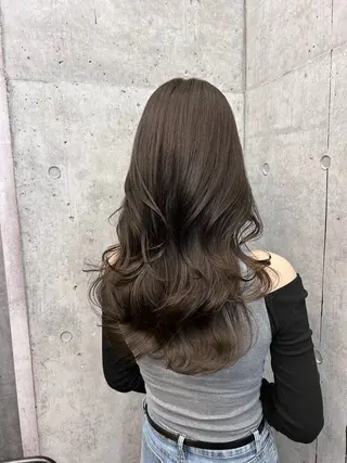 セミロング カラー 💖透明感カラー/ 艶カラー/wakaのヘアスタイル