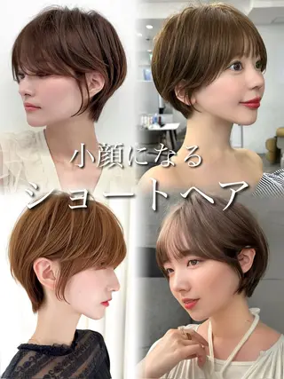 ショート ショートヘア くすみカラー、大場猛のヘアスタイル
