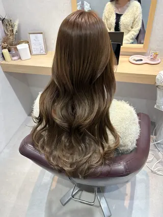 ロング カラー 透明感/チョコカラー 💍TAMA💍のヘアスタイル