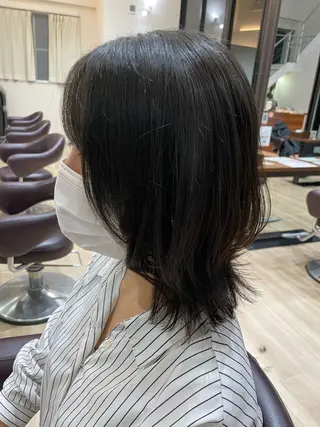 ミディアム 🩵髪質改善カラー 🩵SHURIのヘアスタイル
