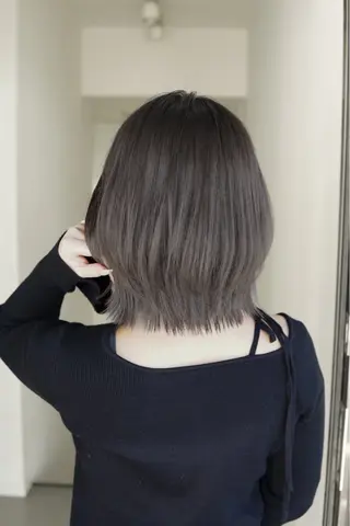 ミディアム カラー 髪質改善/透明感 松下喬亮のヘアスタイル