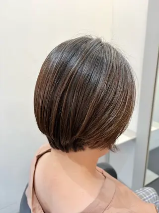 ショート 透明感color あやののヘアスタイル