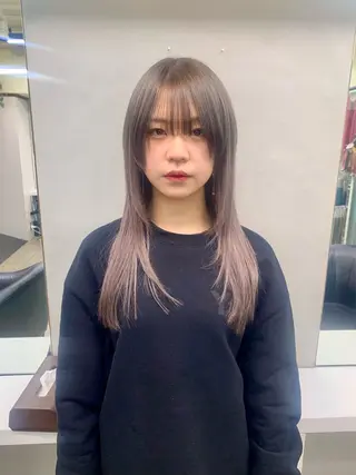 ミディアム カラー ヘアアレンジ 個性爆弾💣 ダブルカラー/ゆかのヘアスタイル