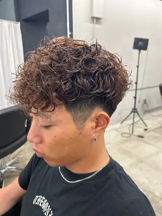 ショート パーマ メンズ 【pia】 syuuのヘアスタイル