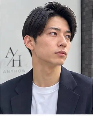 ミディアム パーマ 池田達也anyhow /店長のヘアスタイル