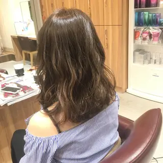 ミディアム 城領 直輝のヘアスタイル