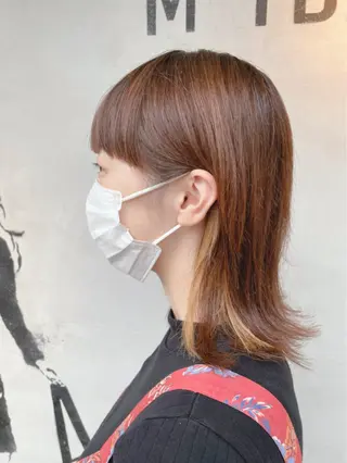 ミディアム 中村 幸子のヘアスタイル