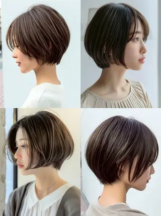ショート 【明石の艶髪神様】 染澤尋統のヘアスタイル