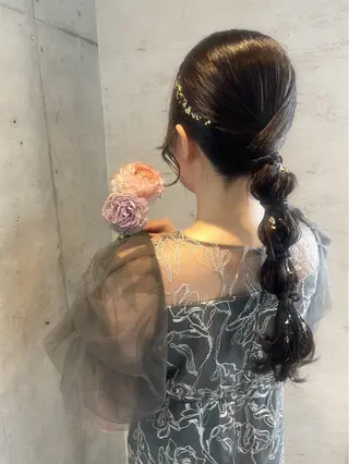 ロング ヘアアレンジ 美髪× ヘアセット✨Araiのヘアスタイル