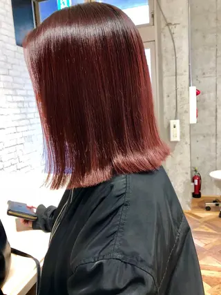 ショート カラー パーマ ヘアアレンジ 銀座/ハイトーン/ hayaka 🖤のヘアスタイル