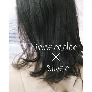 ミディアム カラー たき  あいみのヘアスタイル