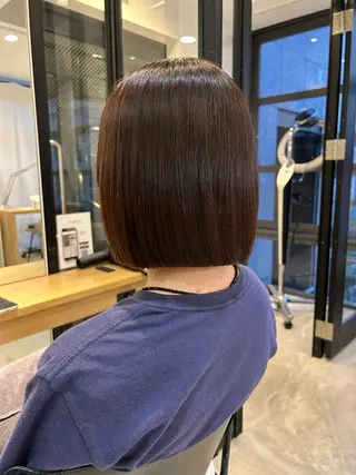ミディアム ・ nanokaのヘアスタイル