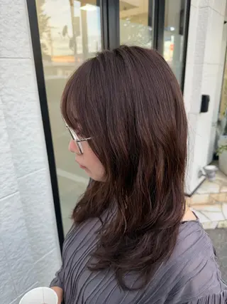 カラー 播磨 茉侑のヘアスタイル