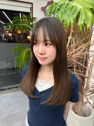 ロング 恩田 遼のヘアスタイル