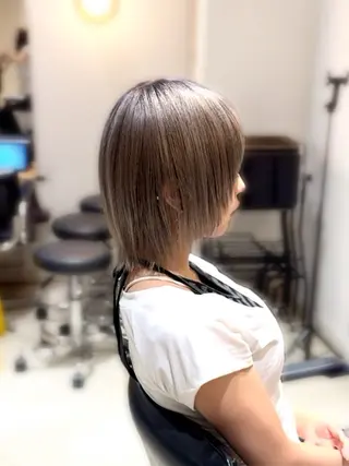 ショート 【羽シールエクステ】 表参道⚝NAHOのヘアスタイル