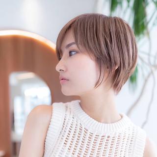 ショート カラー 渋谷ボブ特化 /田中航平のヘアスタイル