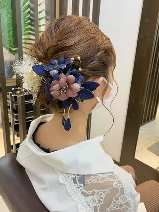 ショート アレンジ&ショート 💙YUKINOのヘアスタイル