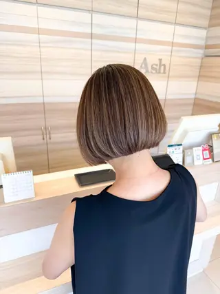 ショート カラー モデル様募集中 岡 真海🌙⭐︎..のヘアスタイル