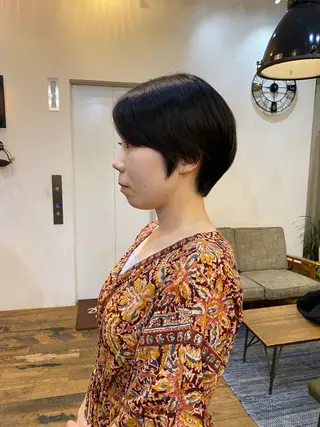 ショート やました もえかのヘアスタイル