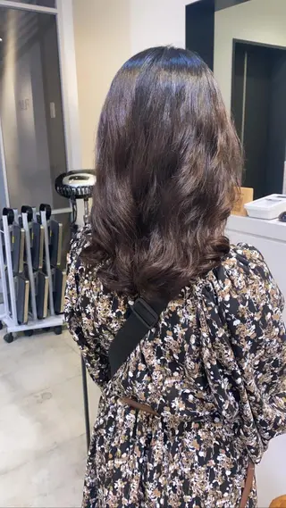 ミディアム パーマ メンズ清潔感のプロ 💈メンズパーマ藤田のヘアスタイル