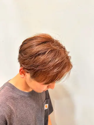 カラー メンズ 柴田 舜吏のヘアスタイル