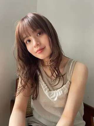 ロング 松井 涼馬のヘアスタイル