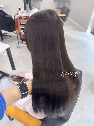 ロング カラー 赤み無し柔らかカラー 【梅田】madokaのヘアスタイル