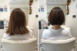 ショート カラー タジマ ヤスヒサのヘアスタイル