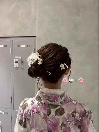 ミディアム ヘアアレンジ 🍒みしろ ほたる🍒のヘアスタイル
